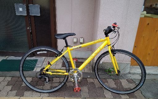 [CROSS-SIM]シークレットコード 700c クロスバイク アルミ/7speed/イエロー