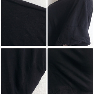 ご購入者様決定[MURUA]スカル カットソー 黒 ドクロ Tシャツ LサイズOK
