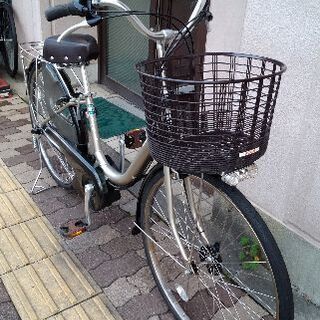 本体のみ)YAMAHA PAS Natura 26吋電動アシスト自転車 アルミ/ベージュ