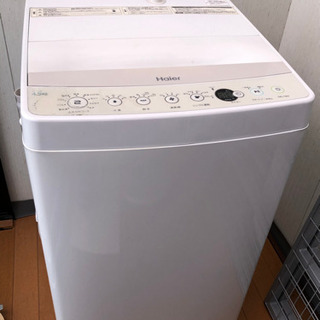 【ネット決済】洗濯機　ハイアール　JW-C45BE