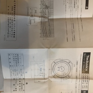 スピーカー　パーツ　テクニクス　EAS-10F10