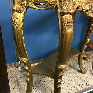 愛品館八千代店】イタリアコンソールテーブル ゴールド【愛八GS】 | w2 ...