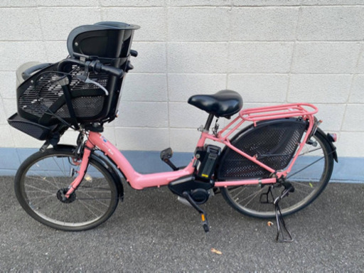 商談中！人気な車種　ヤマハパスキッス　子供乗せ電動自転車　程度キレイ　可愛いピンク色