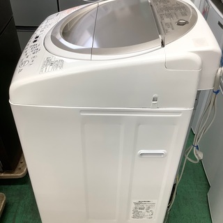 安心の1年保証付！！TOSHIBA 9.0kg 縦型洗濯乾燥機 AW-9V5
