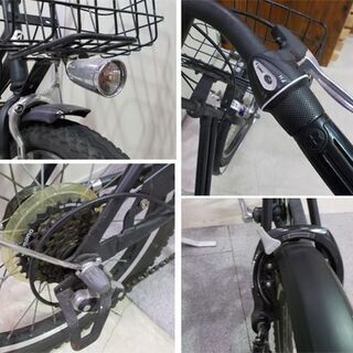 ◇自転車 20インチ 6段切替え 黒 ブリヂストン ベガス VEGAS ブラック カゴ ライト カギ付き BRIDGESTONE 札幌市東区 新道東店