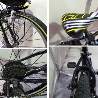 ◇子供用自転車 22インチ 7段切替え 黒 ブリヂストン GFJr CROSSFIRE