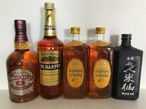 シーバス他、お酒5本セット