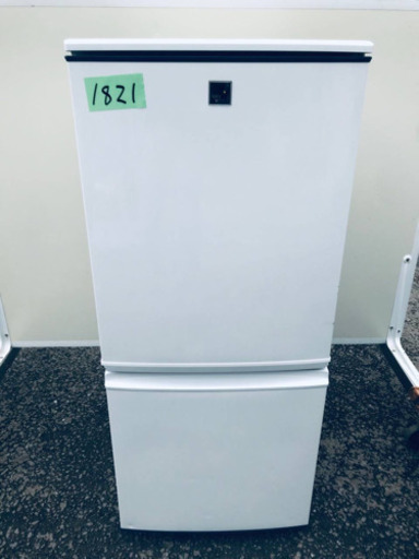 1821番シャープ✨ノンフロン冷凍冷蔵庫✨SJ-14E2-KB‼️