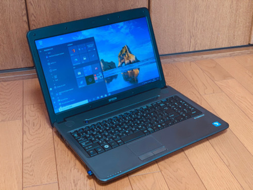 受け渡し予定者が確定しました。中古品 EPSON Endeavor NJ3500E Core i5-2430M 2.4GHz/HDD300GB/RAM 4GB/15.6インチ/WINDOWS10/DVD-ROM
