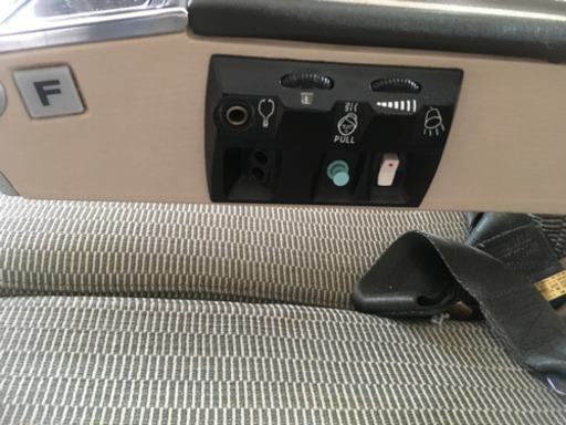 飛行機座席実物25日まで出品