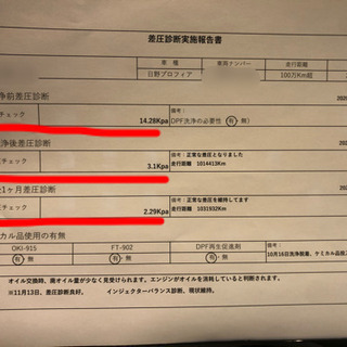 DPF/DPR/DPD洗浄大型車
