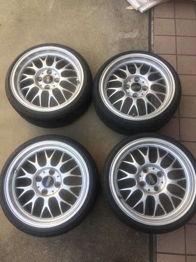 値下げしました！BBS ホイール タイヤつき 4h 100 軽四コンパクトカーに