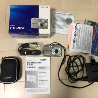 動作確認済！OLYMPUS FE-280 800万画素 光学3倍