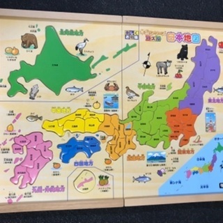 「学研 木製シリーズ パズル 日本地図」