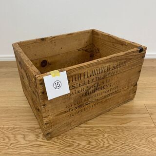 VINTAGE WOOD BOX⑮