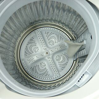 西岡店 洗濯機 5.5kg 2016年製 シャープ ES-GE55R 白 全自動洗濯機 SHARP