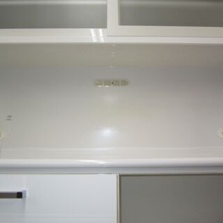 R204 国産 古賀家具 キッチンボード、食器棚、幅139cm