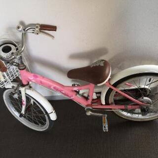 子供用　ピンク　自転車　１８インチ