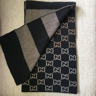 【お値下け交渉可】GUCCI グッチ マフラー お値下け交渉可】GUCCI グッチ マフラー