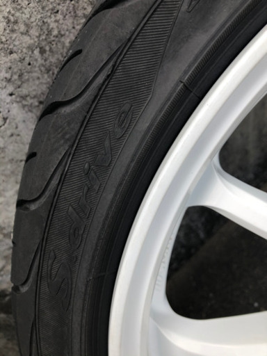 商談成立。16×5.5J  4穴　インセット45  PCD100アルミ×165/45R16 ４本セット。