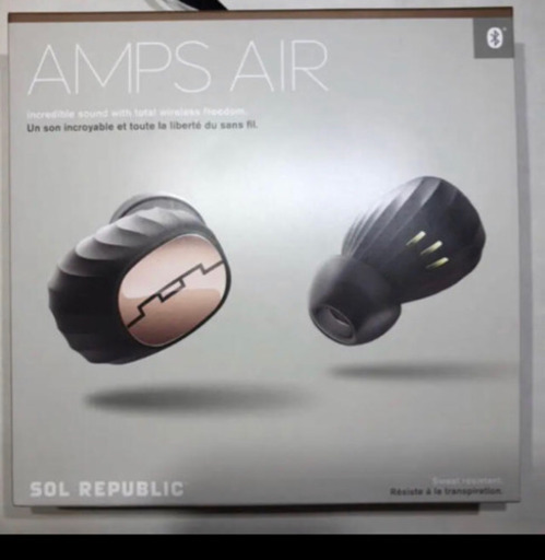 新品未使用　ワイヤレスイヤホン AMPS AIR SOL