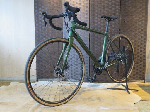 ■CANNONDALE SYNAPSE キャノンデール シナプス 54サイズ 22速 グリーンメタリック シマノ 105 アルミ ロードバイク 自転車 札幌発 □CANNONDALE SYNAPSE キャノンデール シナプス 54サイズ 22速