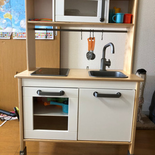 【ネット決済】IKEAのおままごとキッチン(ほぼ未使用)組み立て済