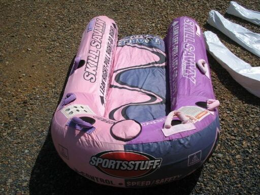 値下げしました マリンスポーツ トーイングチューブ 2人乗り フィン