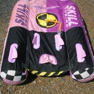 値下げしました マリンスポーツ トーイングチューブ 2人乗り フィン