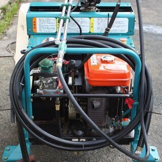 【SOLD OUT】丸山製作所 自走ラジコン動噴 MSA413 R2T K 2ch 6馬力 5MPa 動力噴霧機 ノズル付 説明書付【清掃・整備済】【農機具でっく】【福岡】【その他農機具】