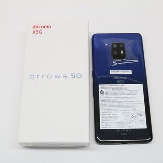 未使用 SIMロック解除済み 〇判定 ドコモ arrows 5G F-51A ネイビー 