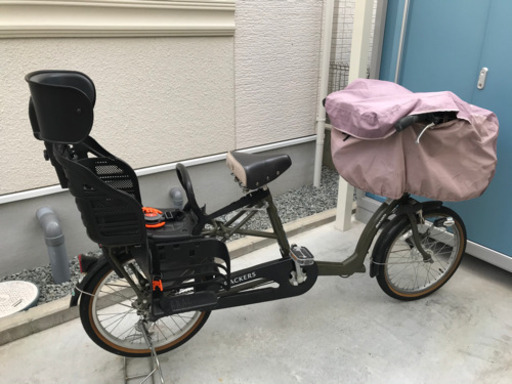 ★３人子ども乗せ自転車★前後に取り付け出来るカゴ付★