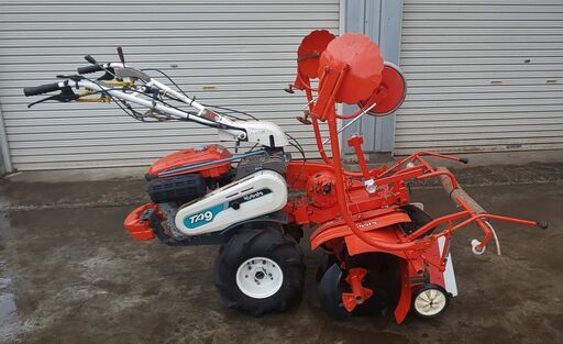 鹿児島発 クボタ 4.2馬力 ガソリンエンジン管理機TA5 ロータリー開閉