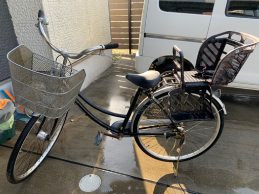値下げ更新！Tiara親子自転車　2人乗り　子供乗せ自転車　27インチ