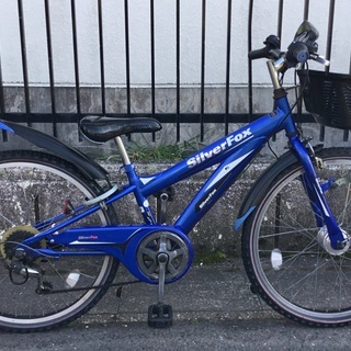 ＜動作・美品車＞24インチ・ジュニア自転車・外装6段変速