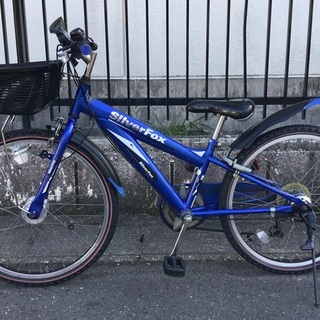 ＜動作・美品車＞24インチ・ジュニア自転車・外装6段変速