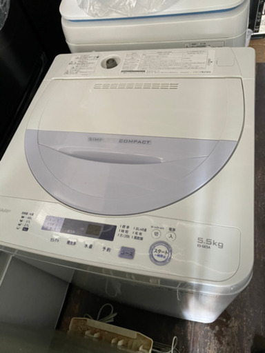 No.757 SHARP 5.5kg洗濯機　2017年製　近隣配送無料