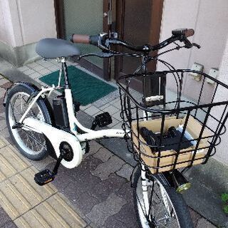 Panasonic 20吋 電動アシスト自転車 12Ahバッテリー+充電器+スペアー 