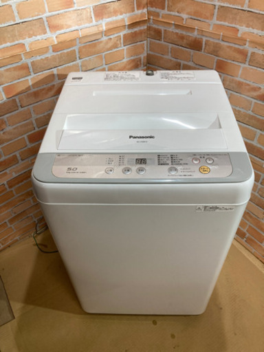 パナソニック　全自動洗濯機5.0kg 2017年製