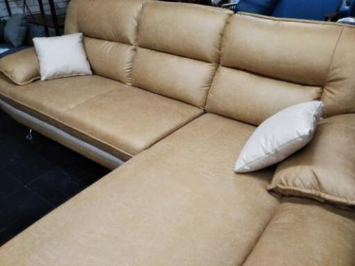 新品アウトレット特価❗️ヴィンテージ調カウチソファ - 3人掛けソファ 