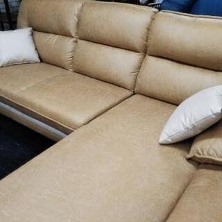 新品アウトレット特価❗️ヴィンテージ調カウチソファ