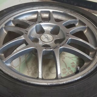 タイヤ、ホイール ①タイヤホイール2本 215/55R17 アルテッツァに使用 