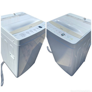 2019年製 ハイアール 4．5kg全自動洗濯機 エディオンオリジナル ホワイト JW-C45BE-W(0322k)