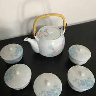 【ネット決済・配送可】紫陽花ティーセット　茶器　急須　湯飲み
