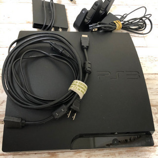 PS3(初期化済み・リモコン無し・ケーブルあり・ダブル充電器・ト...