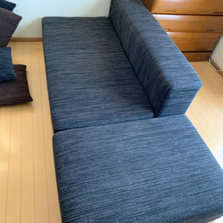 リビングソファ　5人掛け（2+3+オットマン）2015年購入