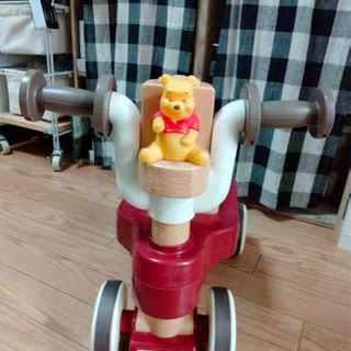 【ネット決済】プーさんの幼児用三輪車@
