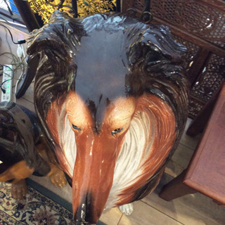 中古品 ラフ・コリー 置物