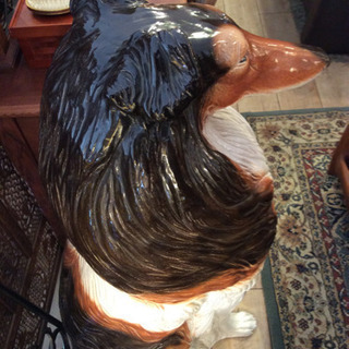 中古品 ラフ・コリー 置物