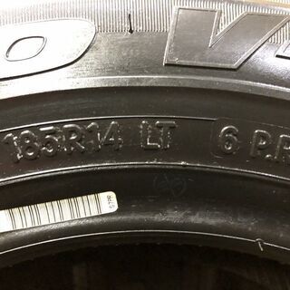 新品 TOYO V-02 185R14LT 6PR 14インチ 夏タイヤ 4本 2016年製 バン用 (VTF365) クレジットカード QR決済可能